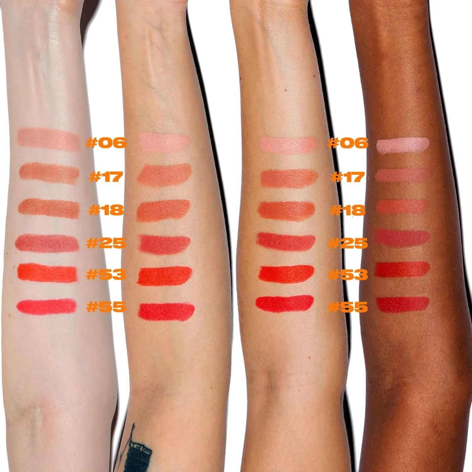 Deluxe Lipstick | #53 Vermillion Orange | Long-Lasting, Extra-Matte Finish, Silky Smooth (0.13 fl oz)