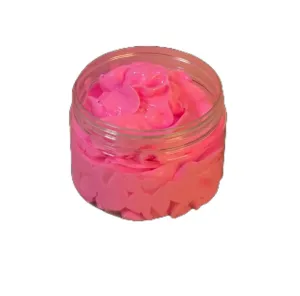 Dragonfruit & Hibiscus Whipped Body Butter. Handmade Shea & Cocoa Butter Body Butter. All Natural Non Greasy Emulsified Body Butter. Bakery Scent (8 oz)