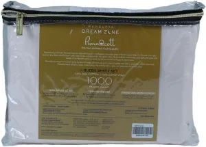 Dream Zone 1000 Thread Count PimaCott Queen Sheet Set in Blush (Blush,Queen)