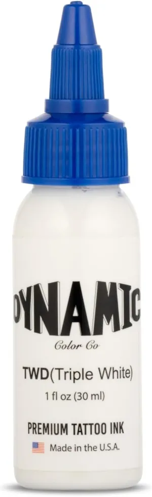 Dynamic Color Co Triple White Ink Bottle 1oz