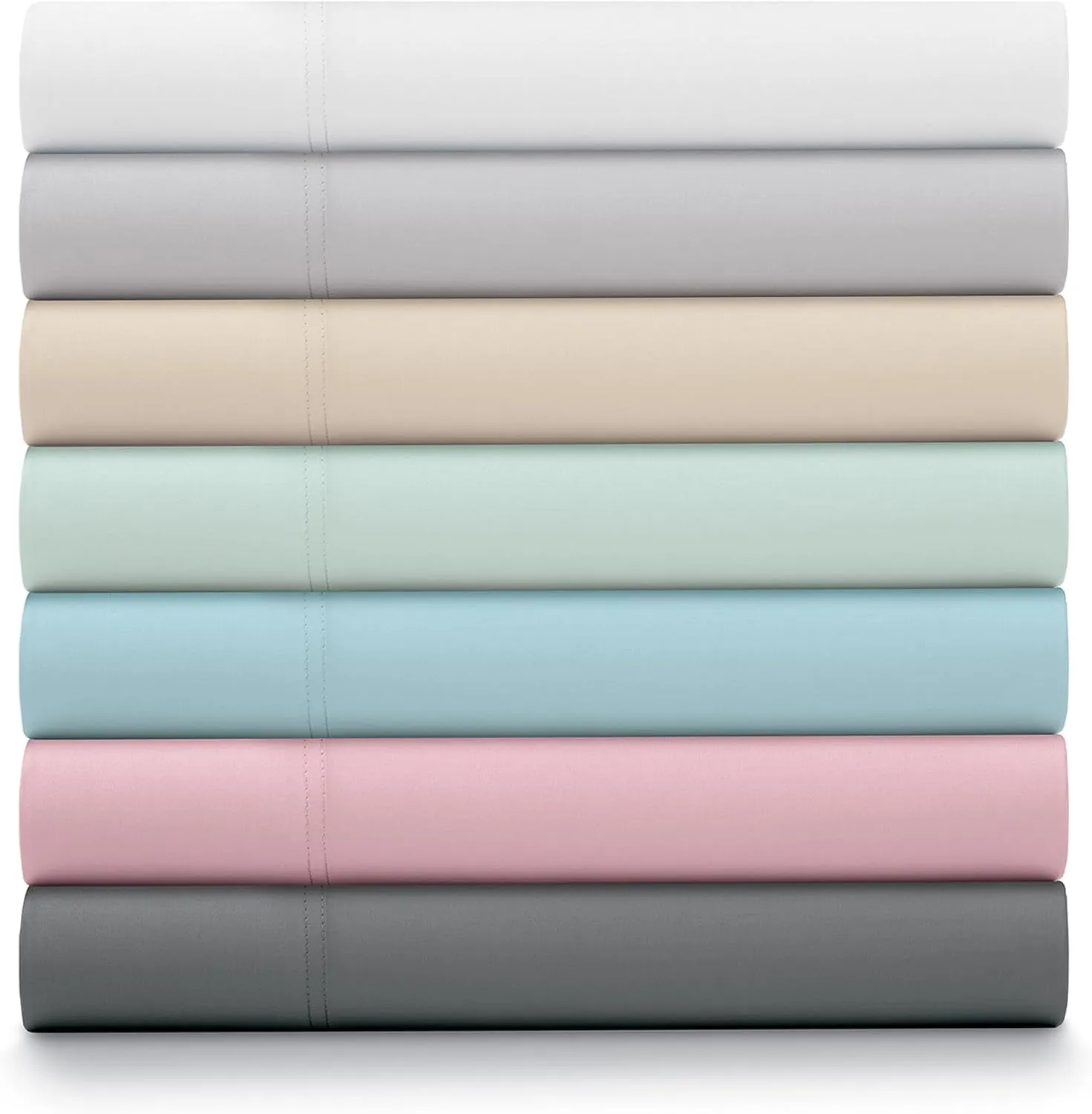 Ella Jayne Cotton Percale Sheets California King (4 Pieces) Permium 100% Cotton Percale TC300, Hotel Luxury Collection, Deep Pockets and Cooling California King Percale Sheets (Sand)