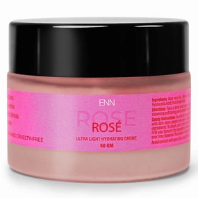 EN Rose Ultra Light Gel, Hydrating Face Cream, Moisturizer with Rose oil, Hyaluronic acid, Aloe vera Gel, Anti-Ageing, Quick Absorbing, Soft & Glowing Skin for Dry and Oily Skin, (50 gm)