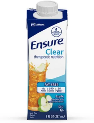 Ensure Clear, Apple, 8 Ounce Cartons - CS/32