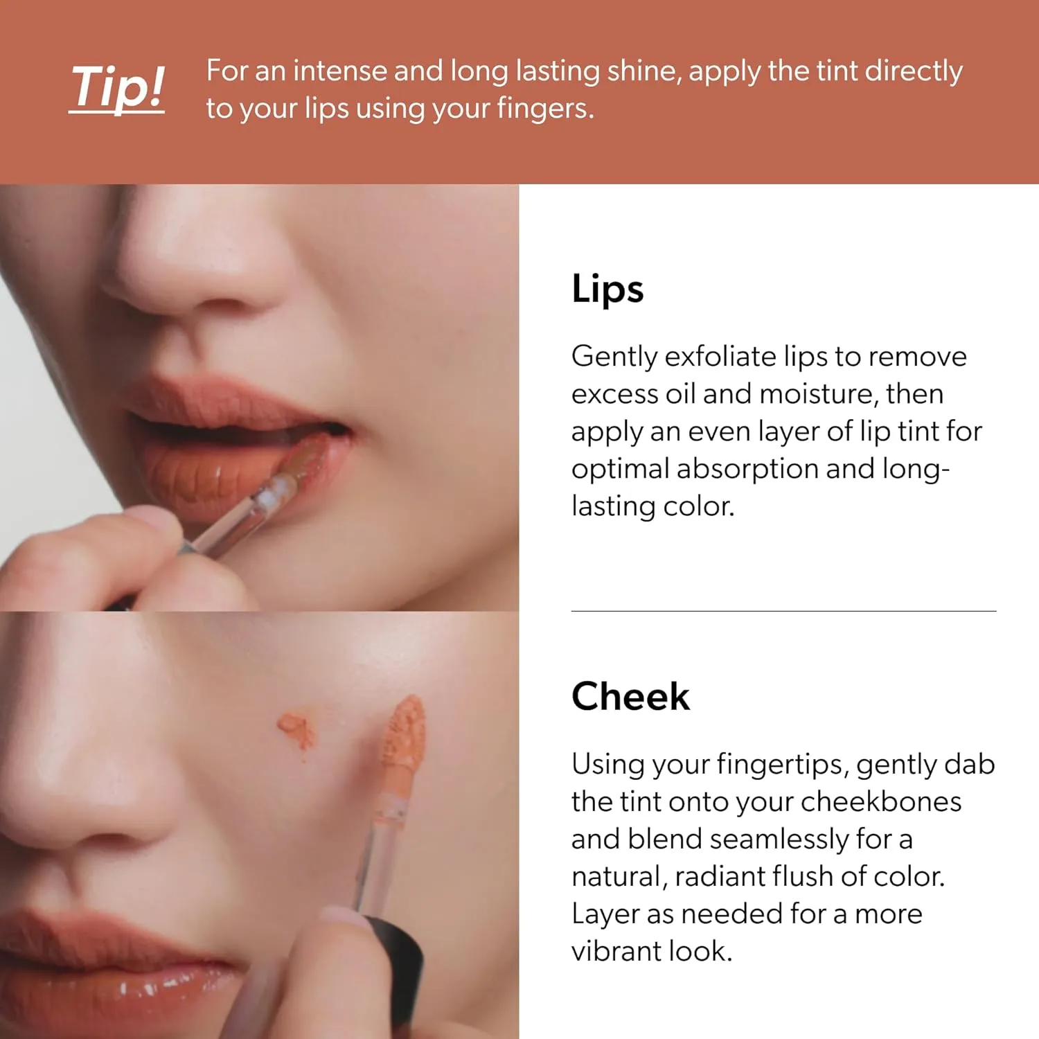 ENTROPY Makeup 2-in-1 Charm Shiny Glowy Lip & Cheek Gloss Tint Keychain, High Pigment Glossy Lip Color & Plumping Gloss, C2 Water Rose Charm