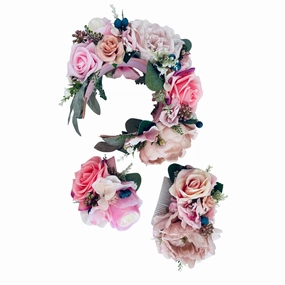 Esme Bundle - Flower Crown, Comb & Corsage