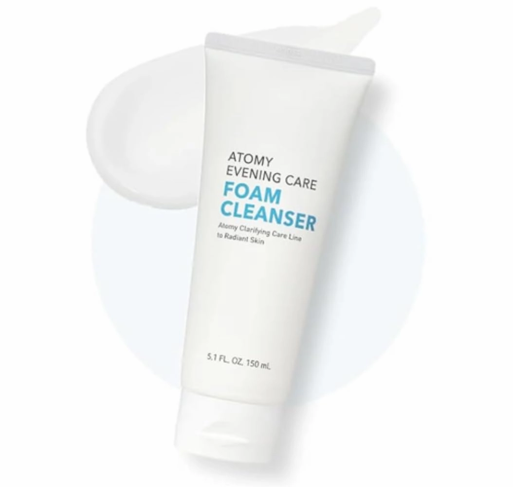 Evening Care Foam Cleanser 5.1 fl oz (150g) – Korean Daily Face Wash for Deep Cleansing, Gentle Skincare Routine