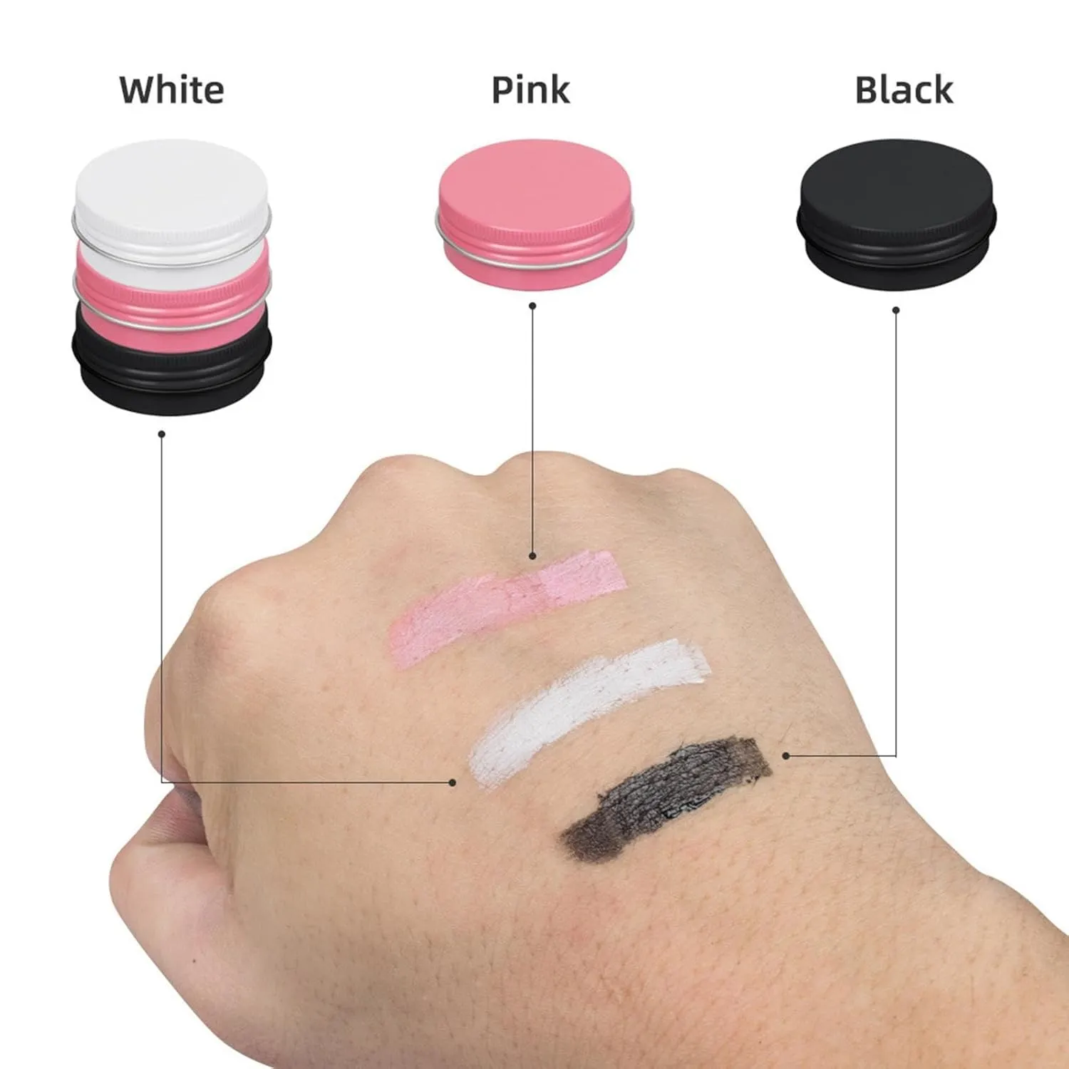 Eyebrow Mapping Paste, Brow Shape Position, Multipurpose Mapping Tool, Brow Contour Paste for Beginner Supplies, Black