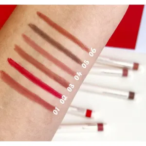 FARMASi Automatic lip pencil (03 Dirty Rose) - Precision Application Blendable Long-Lasting Versatile Colors No Waste Easy Use Lip Contour Makeup Essential Perfect Lip Lines