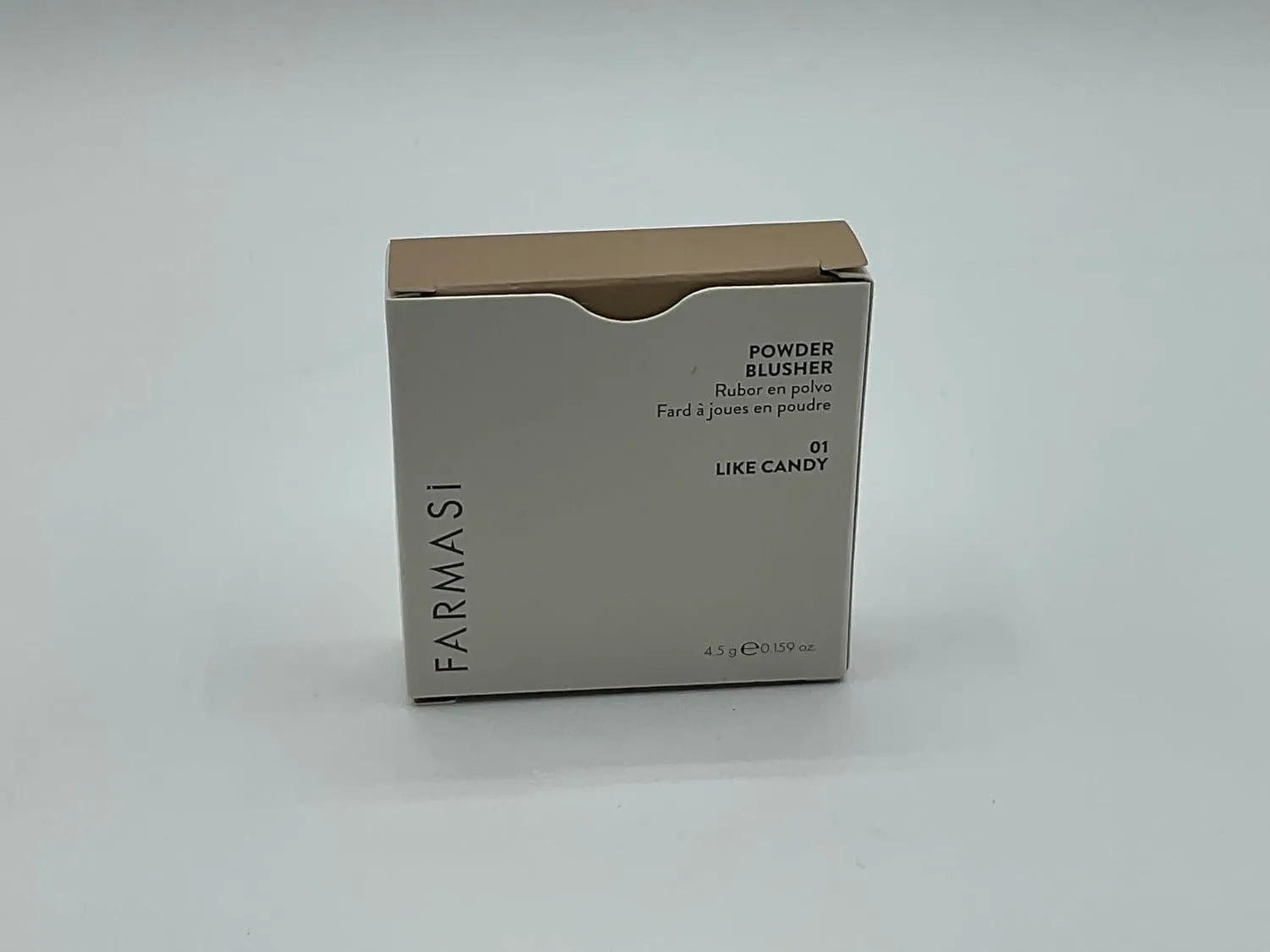 Farmasi Powder blush (01 Like Candy) - Velvet Texture Long-Lasting Versatile Shades Buildable Color Makeup Essential Cheek Enhancement Radiant Complexion Beauty Product