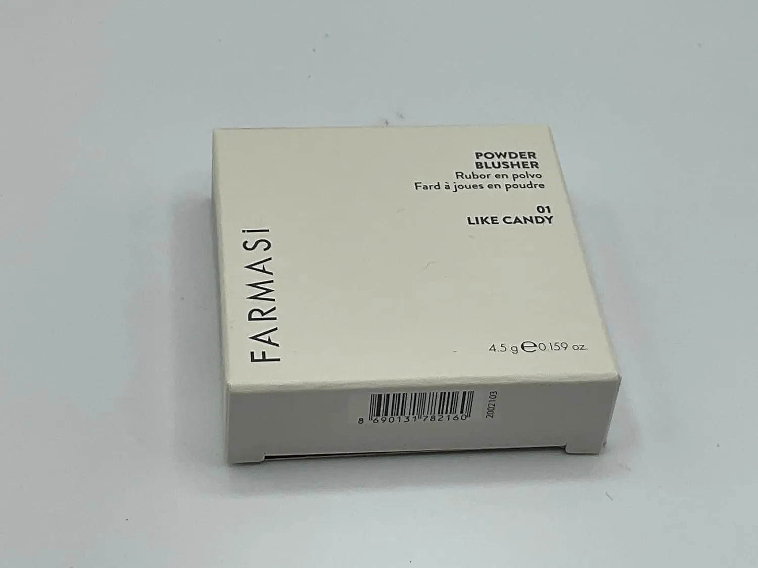 Farmasi Powder blush (01 Like Candy) - Velvet Texture Long-Lasting Versatile Shades Buildable Color Makeup Essential Cheek Enhancement Radiant Complexion Beauty Product