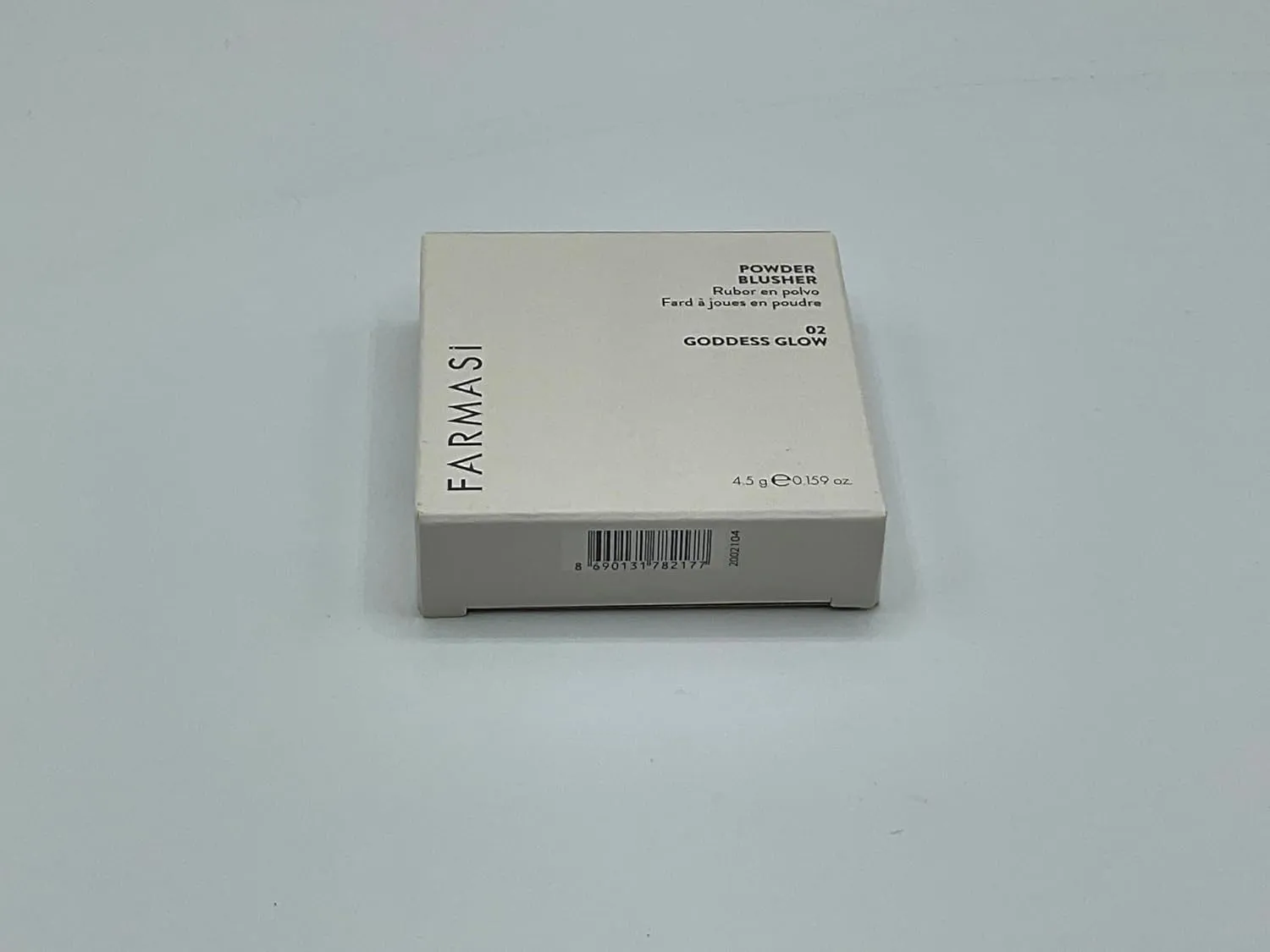 FARMASI Powder blush (02 Goddess Glow) - Velvet Texture Long-Lasting Versatile Shades Buildable Color Makeup Essential Cheek Enhancement Radiant Complexion Beauty Product