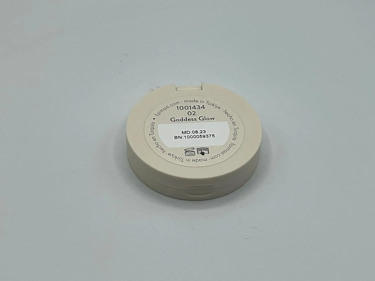 FARMASI Powder blush (02 Goddess Glow) - Velvet Texture Long-Lasting Versatile Shades Buildable Color Makeup Essential Cheek Enhancement Radiant Complexion Beauty Product