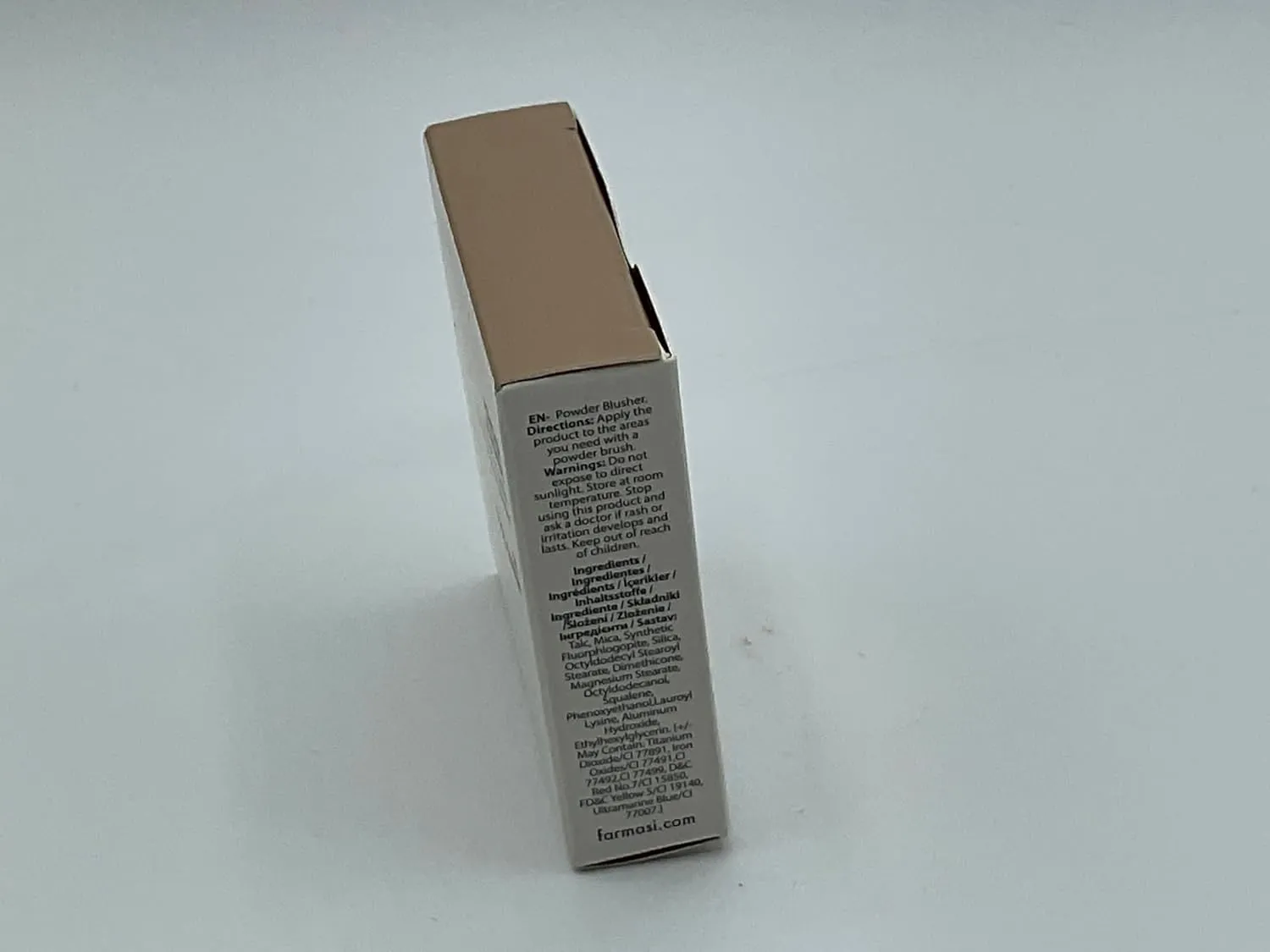FARMASI Powder blush (03 Cool Queen) - Velvet Texture Long-Lasting Versatile Shades Buildable Color Makeup Essential Cheek Enhancement Radiant Complexion Beauty Product