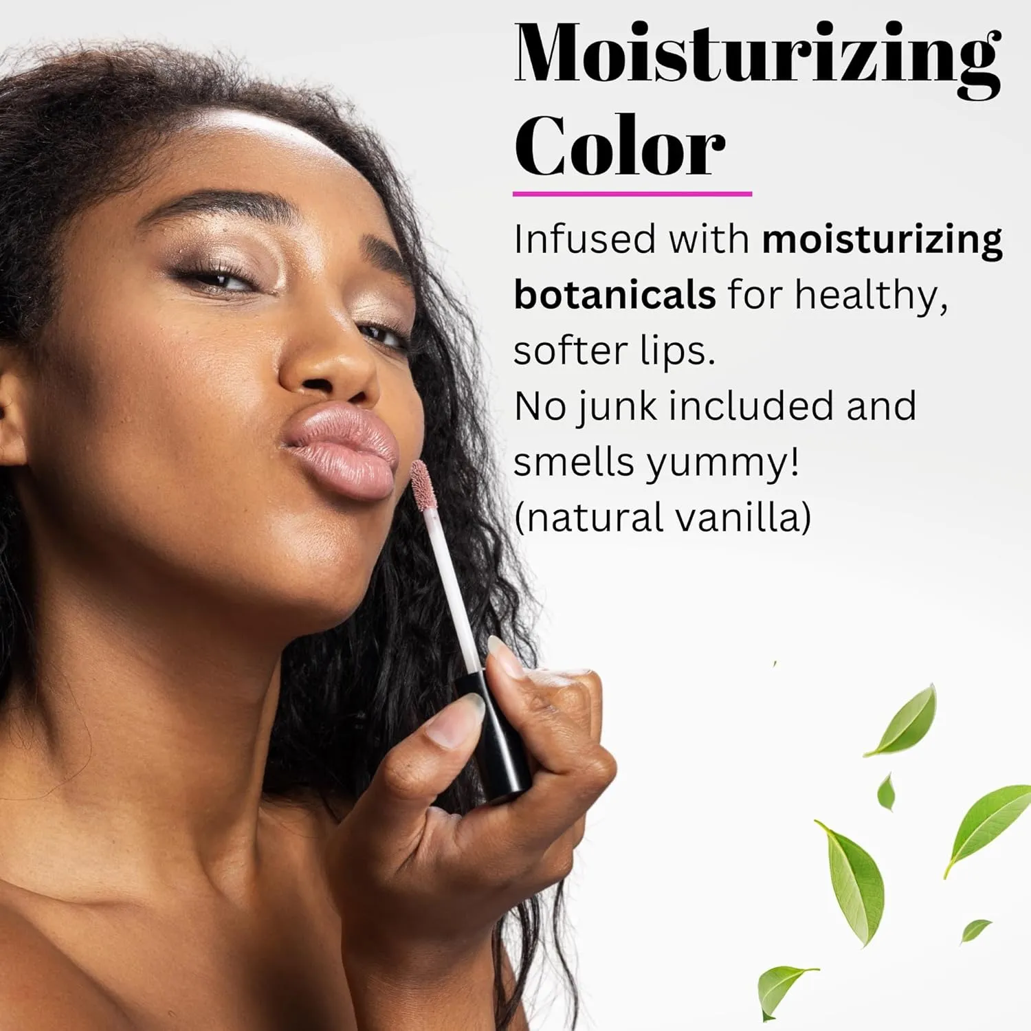 Fifth & Skin BOTANICAL LIP GLOSS (MISTY MAUVE) Natural - 90% Organic - Gluten Free - Cruelty Free - Velvety Feel - Moisturizing Vitamin Rich