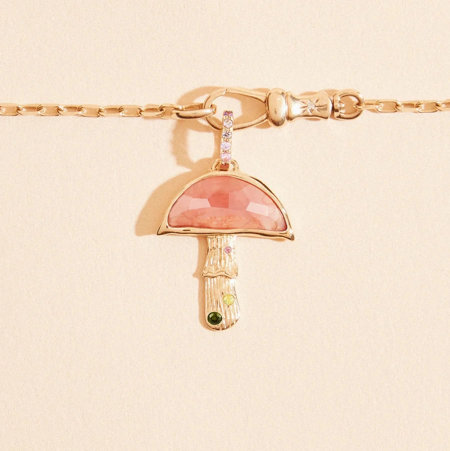First Blush Mushroom Charm (10k Gold)
