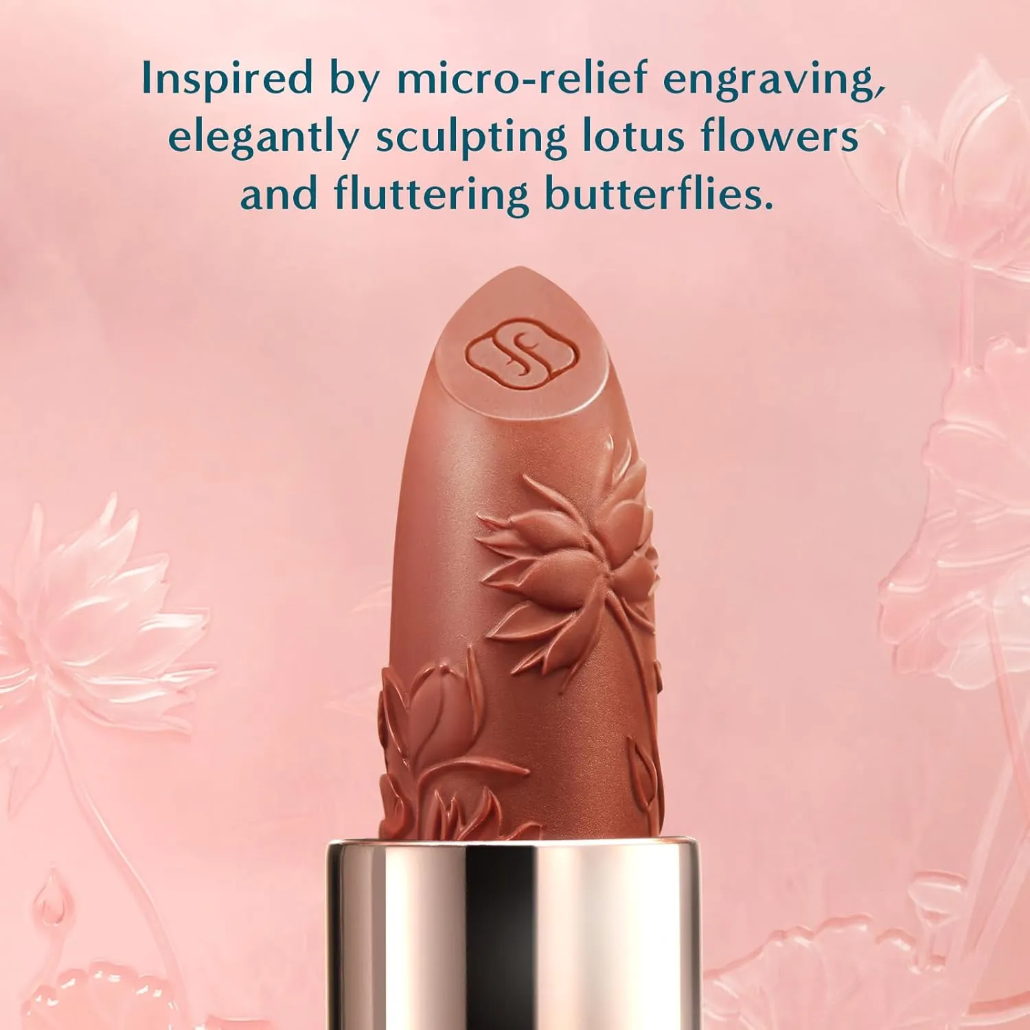 FLORASIS Blooming Rouge Engraved Lipstick (L501 Pomelo Rose)