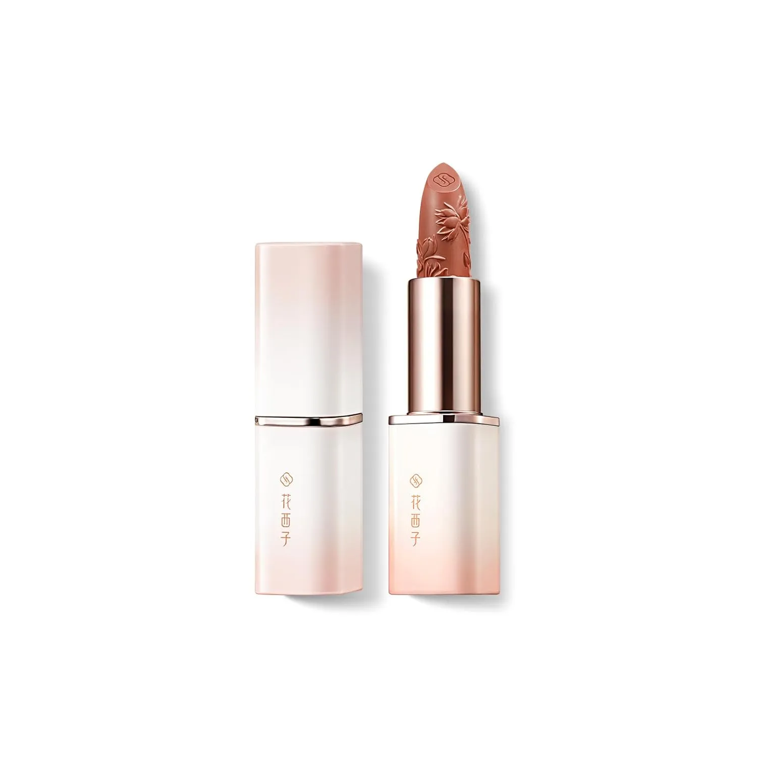 FLORASIS Blooming Rouge Engraved Lipstick (L501 Pomelo Rose)