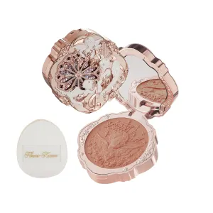 Flower Knows Little Angel Cream Blush & Cushion Powder Puff Set,Buildable & Blendable Makeup Blush for cheeks,Soft & Long-lasting for Girls & Women(05 Fingertip Stellar,6g)