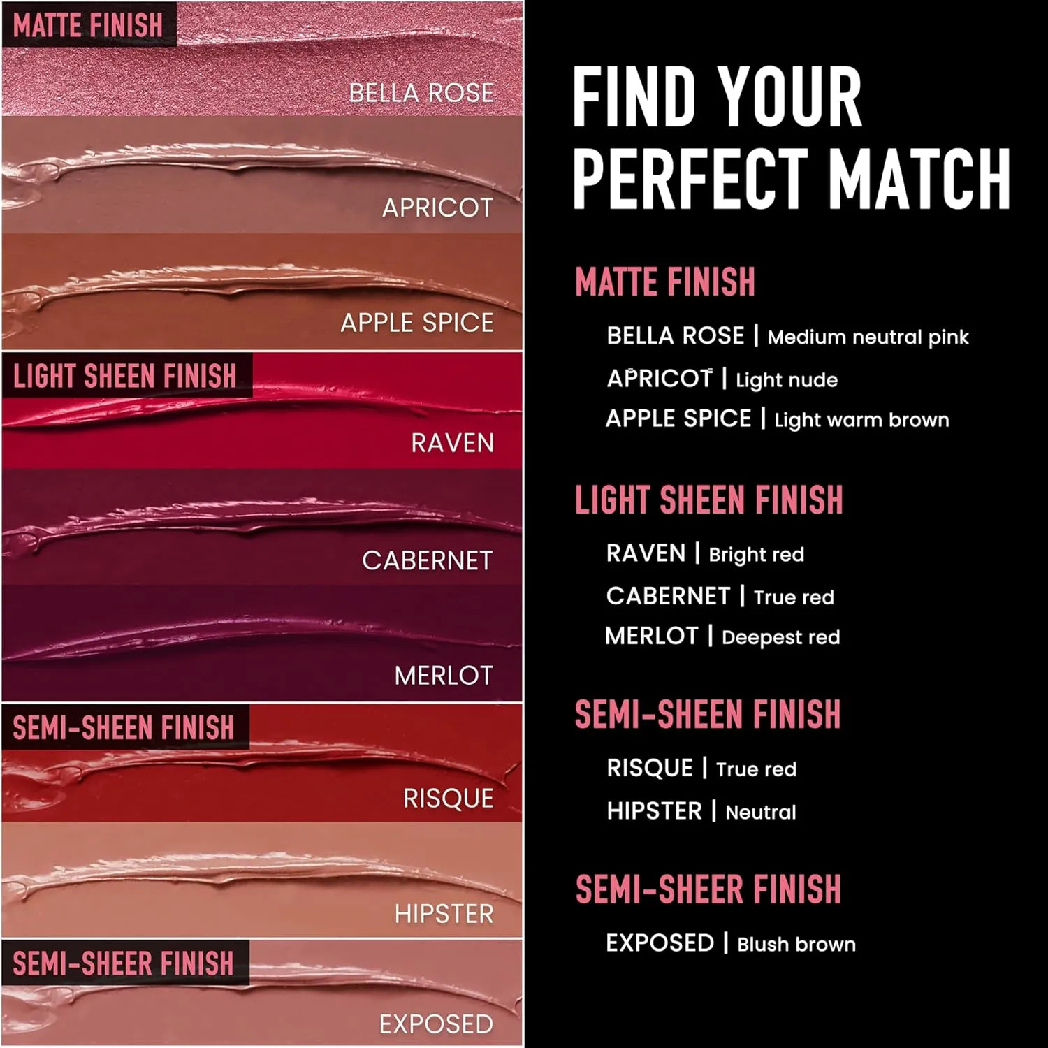 Frankie Rose Long Lasting Lipstick for Women | Smudge Proof Lipstick Enriched with Jojoba Oil | Buildable Lip Colors, Suitable For All Skin Tones | Cruelty-Free Lip Makeup | Exposed