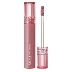 Glasting Color Gloss - K Beauty High Shine Long Lasting Lip Makeup - Non-Drying & Moisturizing - Lightweight Tinted Lip Gloss with Jojoba Oil 0.15 oz (#03 Rose Finch)