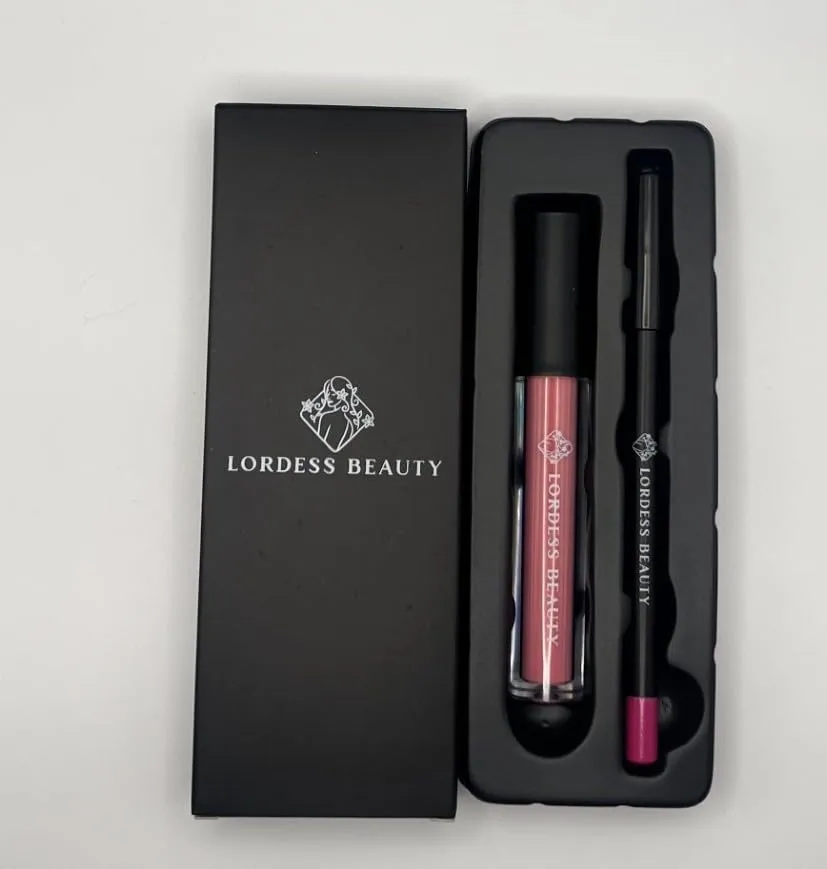 Gorgeous Duo: Liquid Lipstick & Lip Liner Set (Rose)