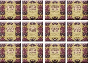 Greenwich Bay Trading Company 1.9oz Soap Bulk Packs of 12 (Frosted Sugar Plum)