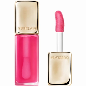 Guerlain Kiss Kiss Bee Glow Oil - 458 Rose Glow for Women - 0.3 oz Lip Oil