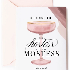 Hostess With The Mostess Card
