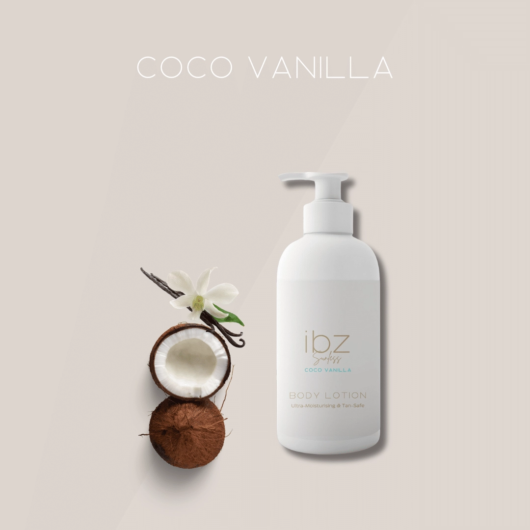 IBZ SUNLESS TANSAFE BODY LOTION COCO VANILLA TRAVEL SIZE – 100ML