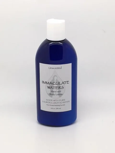 Immaculate Waters Unscented Hand a Body Lotion