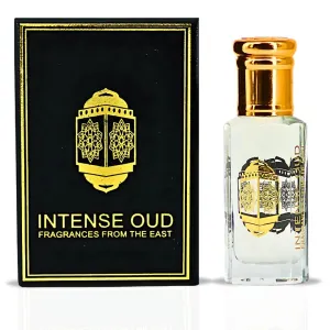 INTENSE OUD Blush Long Lasting Arabian Perfume Oils for Women 12ML (0.40 OZ) Fragrance Oil with a Vibrant Citrus, Floral Elegance & Vanilla Finish - Concentrated Perfume Oil With Black Gift Box