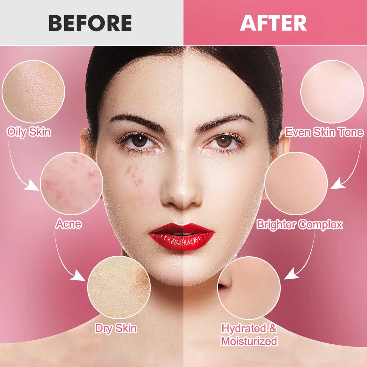 Jelly Mask Powder for Facials, Natural Rose Petals Jelly Face Mask, Professional Peel Off Hydro Face Mask Powder Leaves Skin Soft Moisturized and Revitalized,DIY SPA, 23 FlOz