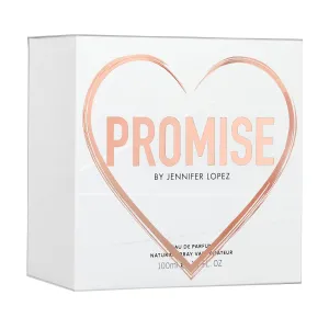 Jennifer Lopez Promise Perfume, Eau De Parfum Spray with Special Edition Heart Acetate Sleeve, 3.4 Fl Oz (100 ml) Floral Woody Womens Perfume, Notes of Citrus, Amber, Dewy Honeysuckle