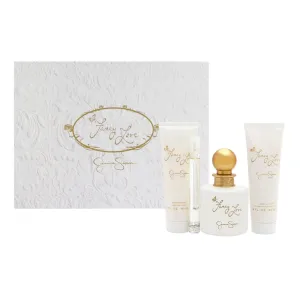Jessica Simpson for Women - 4 Pc Gift Set 3.4oz EDP Spray, 0.34oz EDP Mini Spray, 3oz Body Lotion, 3oz Bath & Shower Crème