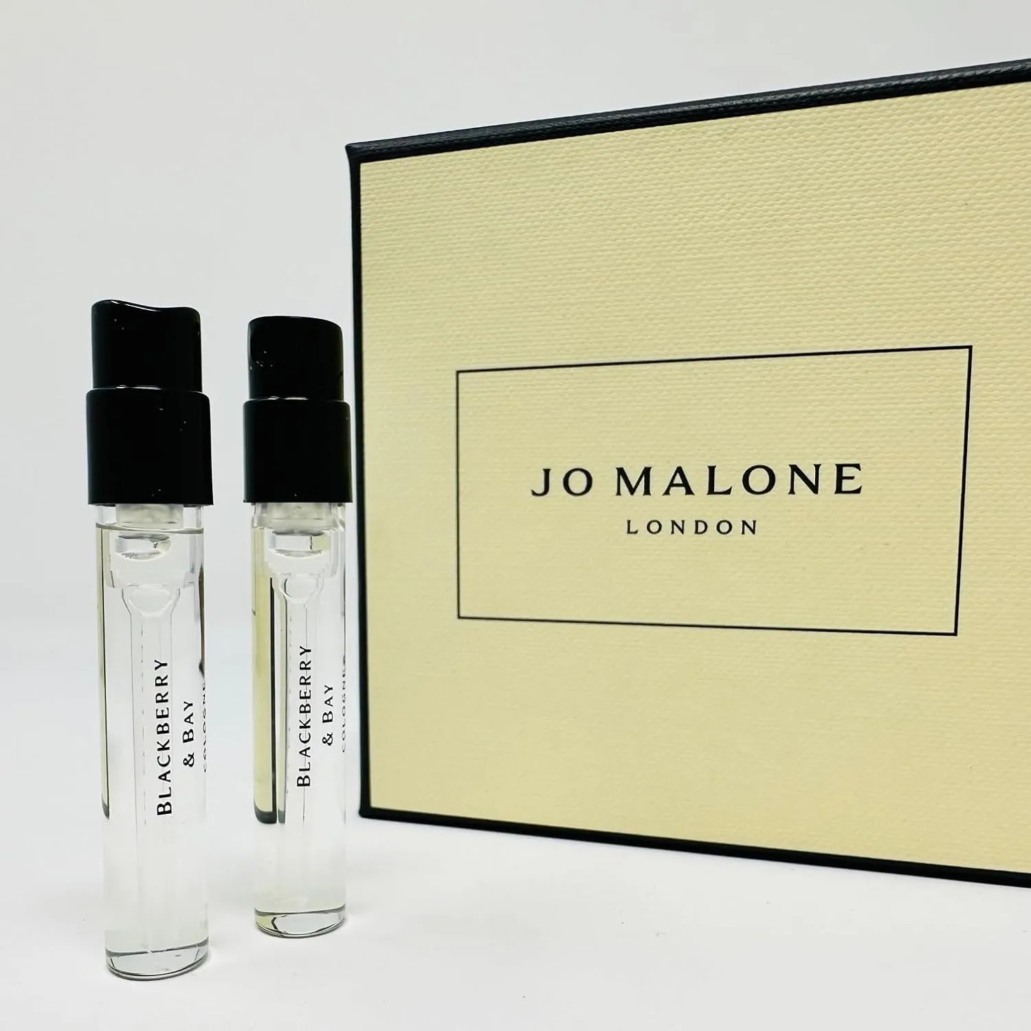 Jo Malone London Scent pairing Duo Blackberry & Bay   Peony & Blush Suede Sample Vial 0.05oz/ 1.5ml ea