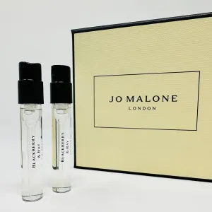 Jo Malone London Scent pairing Duo Blackberry & Bay   Peony & Blush Suede Sample Vial 0.05oz/ 1.5ml ea
