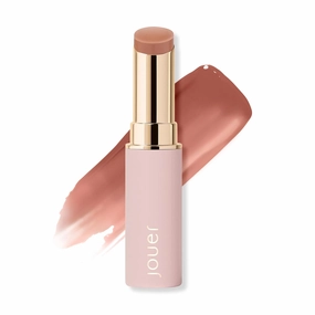 Jouer Essential Lip Enhancer Shine Balm - Enhancing Tinted Lip Balm - Moisturize, Plump, & Nourishing Lip Care - Jojoba Seed Oil and Maxi Lip Formula for Moisturizing and Fullness, Amaryllis