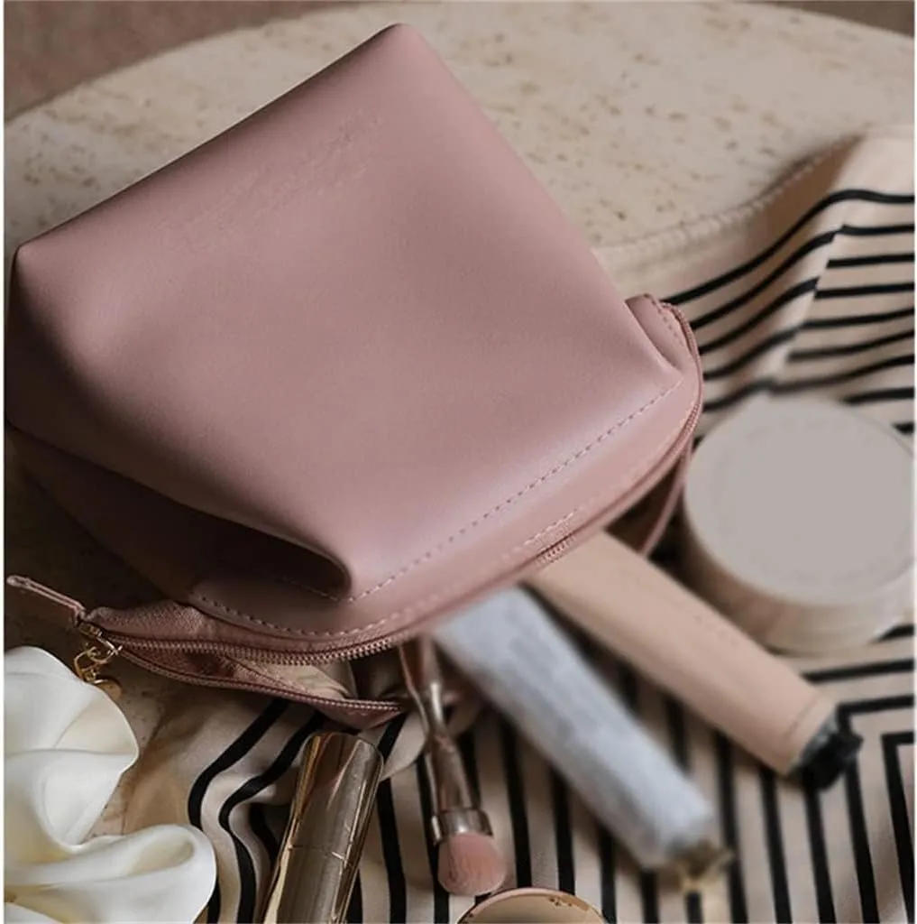 JSEIAJB Portable Cosmetic Bag Lipstick Bag Cosmetic Storage Bag Female Travel Carrying Mini Coin Bag