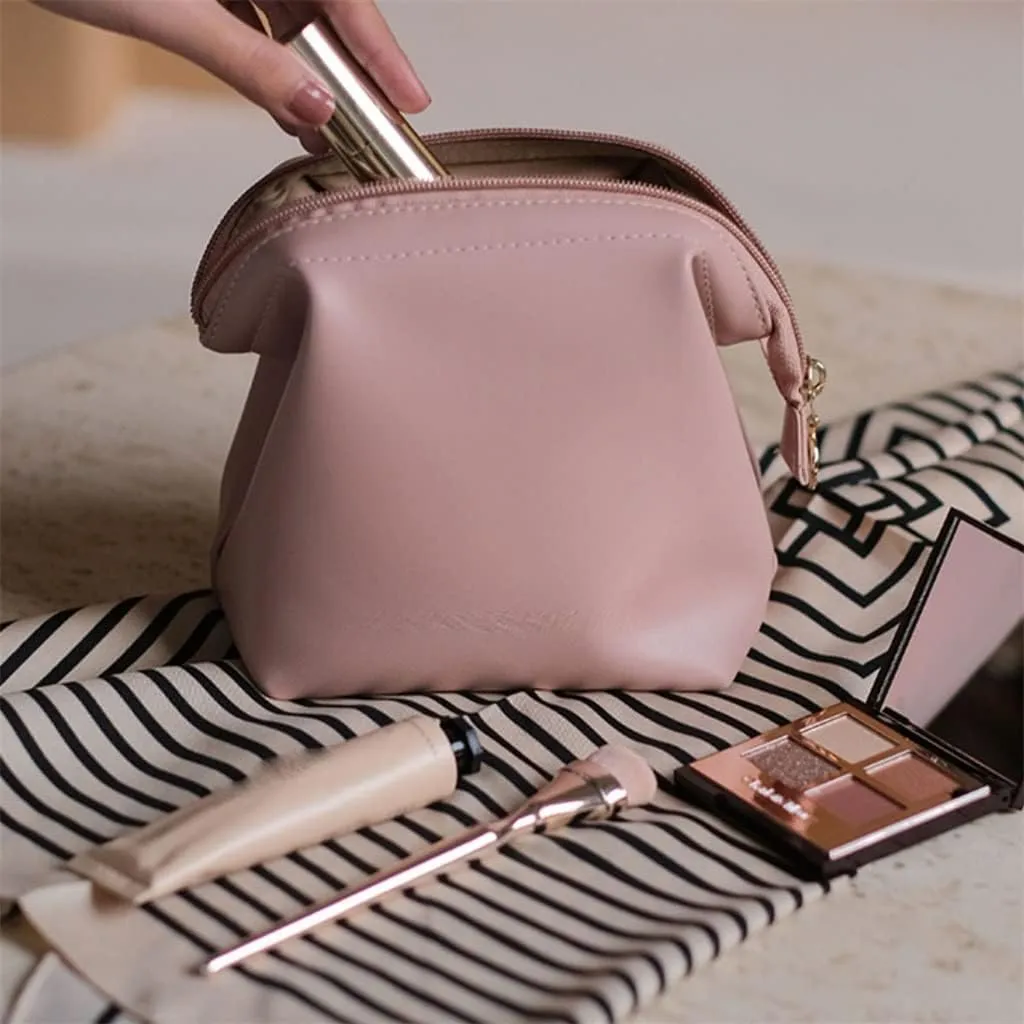 JSEIAJB Portable Cosmetic Bag Lipstick Bag Cosmetic Storage Bag Female Travel Carrying Mini Coin Bag