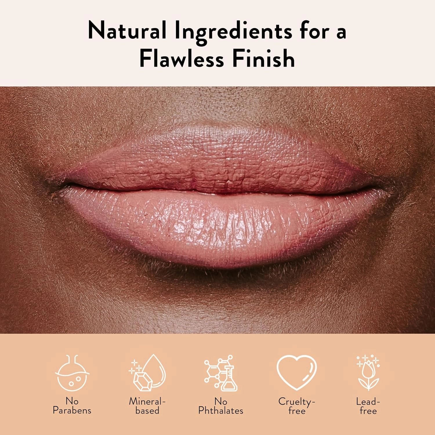 Juwel Cosmetics Liquid Lipstick, High Pigment Natural Lipstick, Long Lasting Creamy Finish, Mineral-Based Nourishing Formula, Cruelty-Free & Lead-Free Lip Color, Chaton Rose