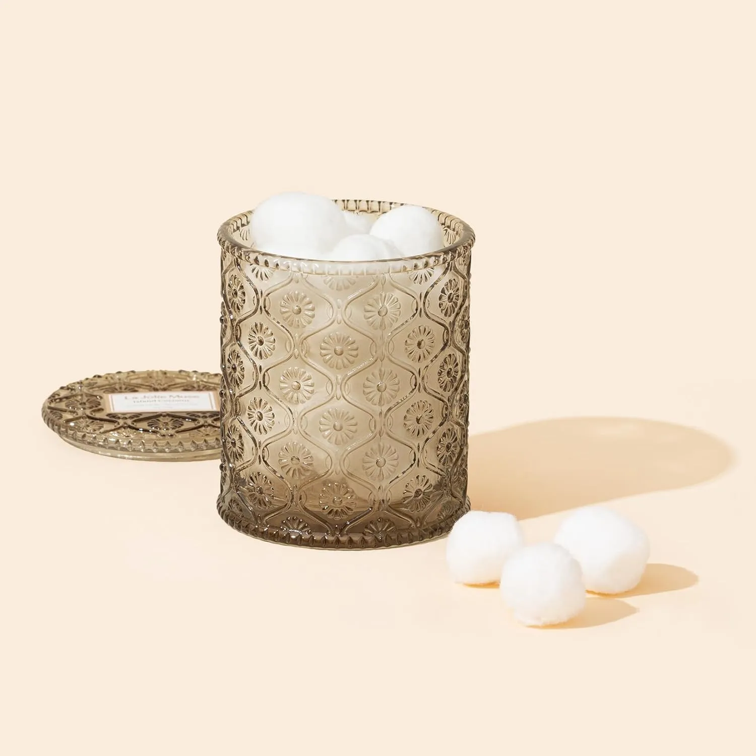 LA JOLIE MUSE Vanilla Coconut Scented Candles, Island Coconut Candles for Home Scented, Luxury Candles Gifts for Mom, Natural Soy Wax Candle, 6 oz 40 Hours Burn