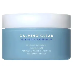 Leaders Calming Clear Milk Peel Cleanse Balm – Makeup Remover, Exfoliating, Deep Cleaning for Pores & Hydrating Cleanser for Smooth Skin Texture & Prevent Dead Skin Cells Buildup, 180ml (6.08 fl. oz.)