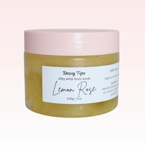 Lemon Rose Silky Whip Body Scrub