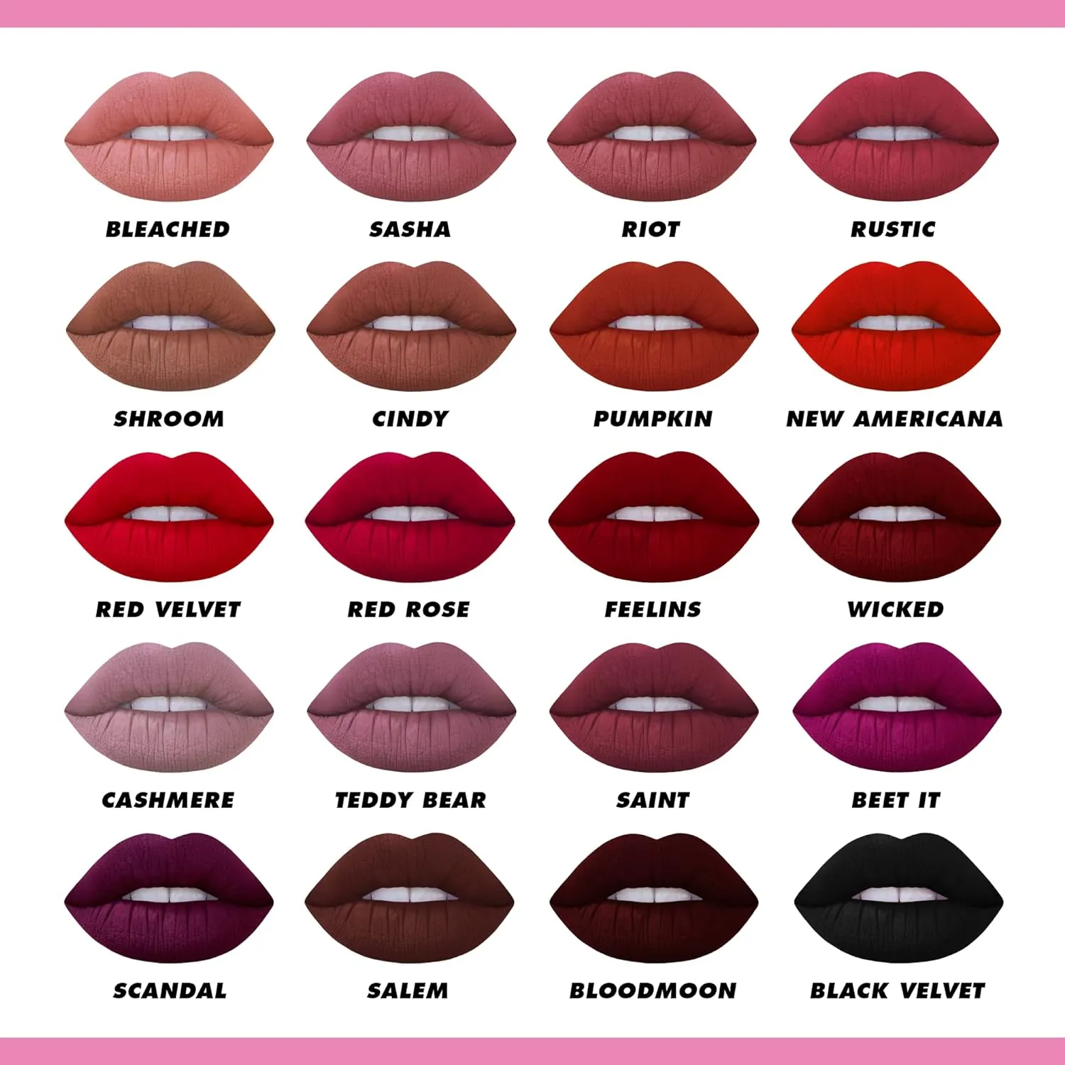 Lime Crime Velvetines Liquid Matte Lipstick, Cindy (Terracotta Brown) - Bold, Long Lasting Shades & Lip Lining - Stellar Color & High Comfort for All-Day Wear - Talc-Free & Paraben-Free