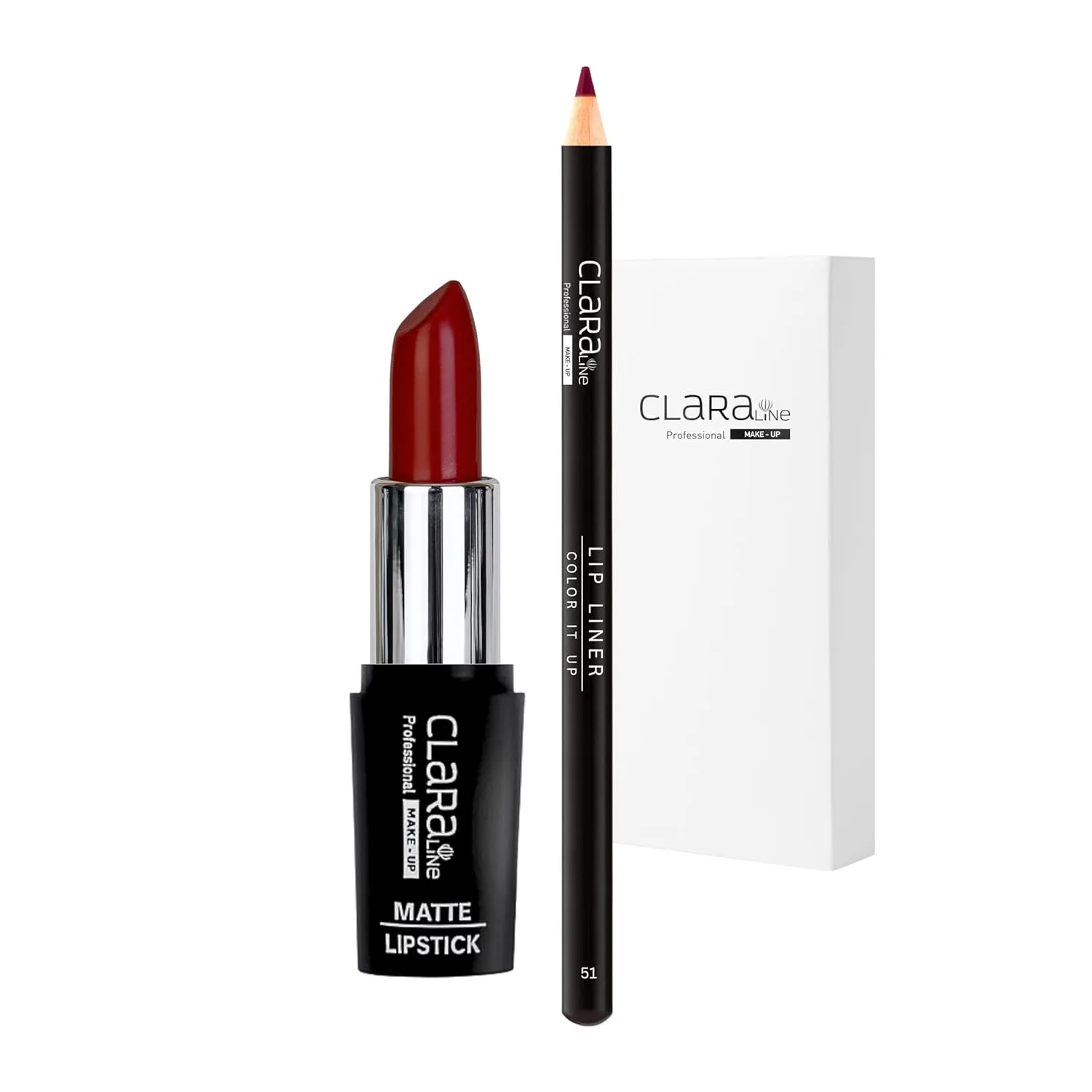 Lip Kit, Matte Lipstick & Lip Liner (Rose)