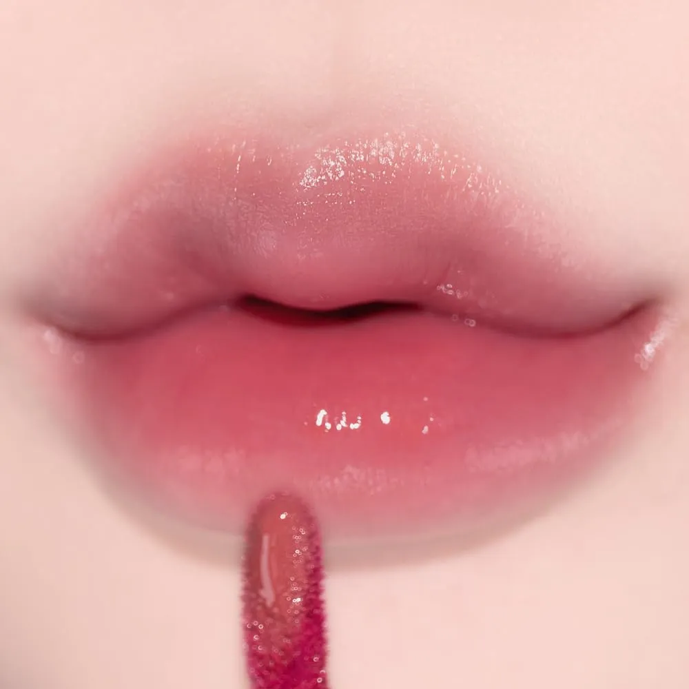 Lip Potion Aqua Glow No.5 Raspberry Soap | Hydrating, Non-Sticky Gloss with Sheer Radiance | 0.3 Oz