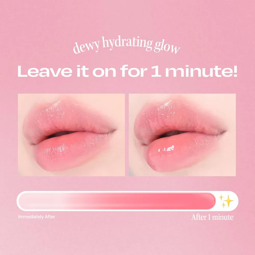 Lip Potion Balmy Rose | Creamy, Hydrating, Rosy Lip Tint with a Subtle Glow | 0.3 Oz (No.8 Peach Shower)
