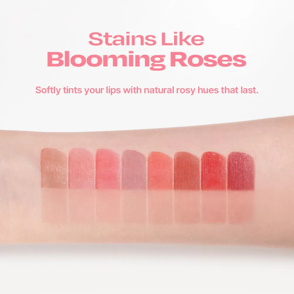 Lip Potion Balmy Rose | Creamy, Hydrating, Rosy Lip Tint with a Subtle Glow | 0.3 Oz (No.8 Peach Shower)