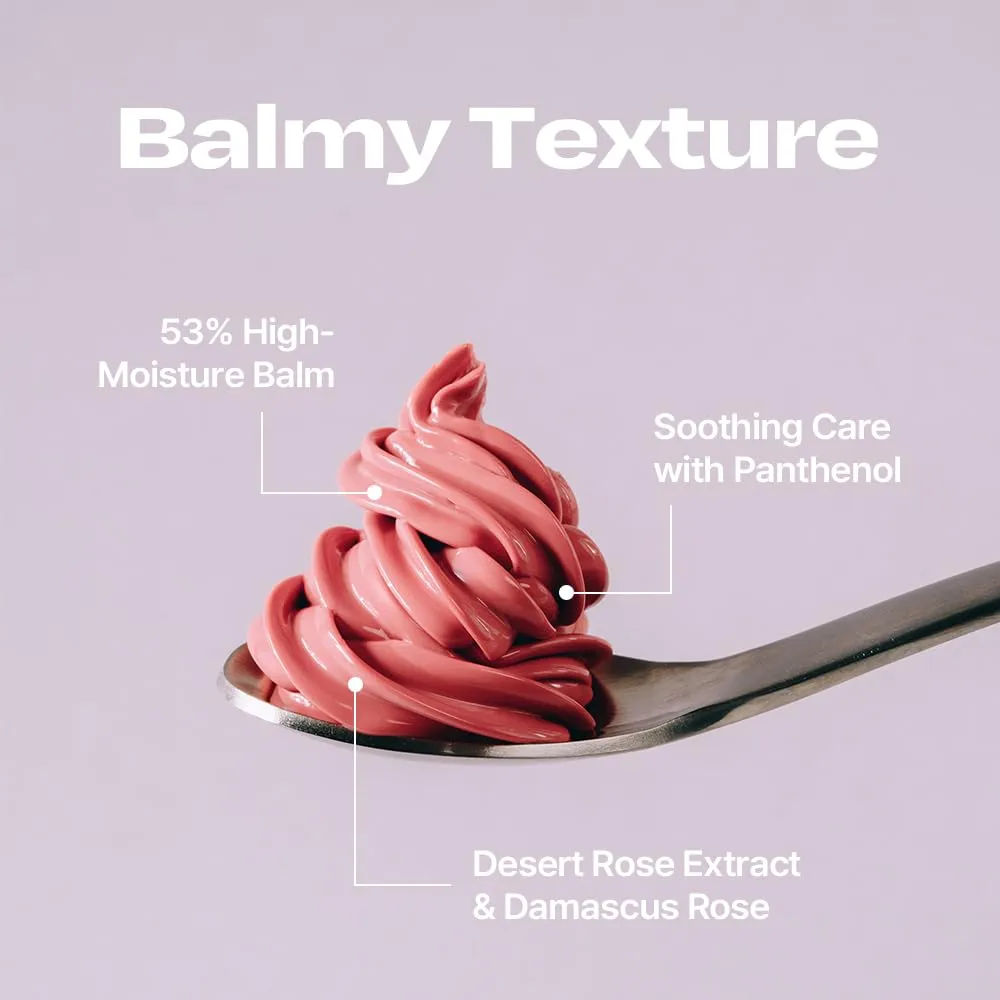 Lip Potion Balmy Rose | Creamy, Hydrating, Rosy Lip Tint with a Subtle Glow | 0.3 Oz (No.8 Peach Shower)