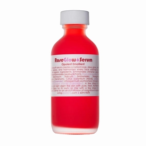 Living Libations - Organic Rejuvenating Rose Glow Face Serum | Natural, Plant-Based, Clean Beauty (Refill, 2 fl oz | 60 ml)